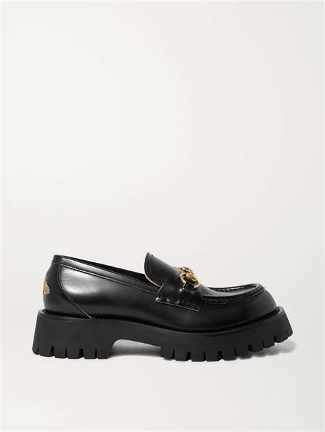 horsebit loafers gucci|gucci platform horsebit loafers.